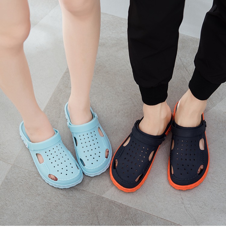 Việt Nam dép cao su tự nhiên nam Wentu giày lỗ kinh doanh phụ nữ kỳ nghỉ giải trí thoải mái mềm du lịch giày bãi biển shop giày nam đẹp