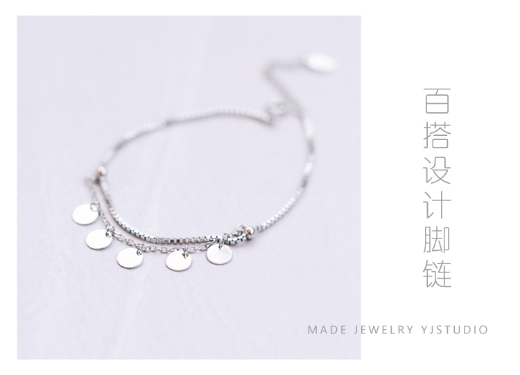 Chaine de cheville Femme OTHER   en Argenterie - Ref 3102863 Image 7