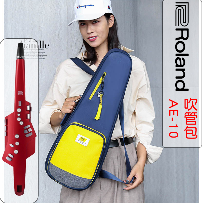 Roland AE10 electric blowpipe bag shoulders baby bag portable can be carried on the back can be lifted thickened shock-proof moisture-proof musical instrument storage piano bag
