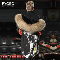 2020 new Parker mens 2020 winter fur one long model raccoon hair rabbit hair liner fur coat