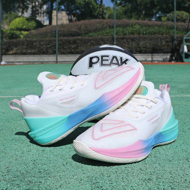 Peak Triangle 3.0 Basketball Shoes for Men and Women, Non-Slip, Wear-Resistant, Practical Sneakers, Low-Top Cushioning Sports Shoes
