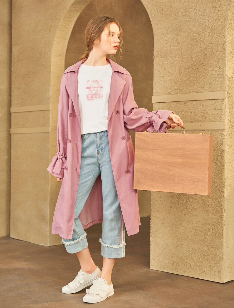Trench pour femme KUOSE   en Polyester - Ref 3226513 Image 22