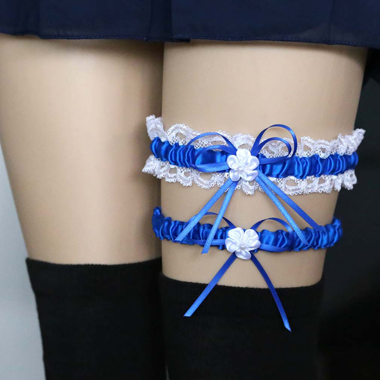 Loli vui vẻ sm ren bên cung vớ vòng đùi đùi nữ Nhật Bản hầu gái chân vòng vớ garter set dây nịt bít tất gợi cảm