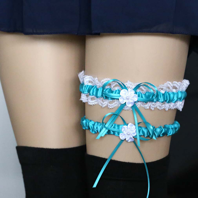 Loli vui vẻ sm ren bên cung vớ vòng đùi đùi nữ Nhật Bản hầu gái chân vòng vớ garter set dây nịt bít tất gợi cảm