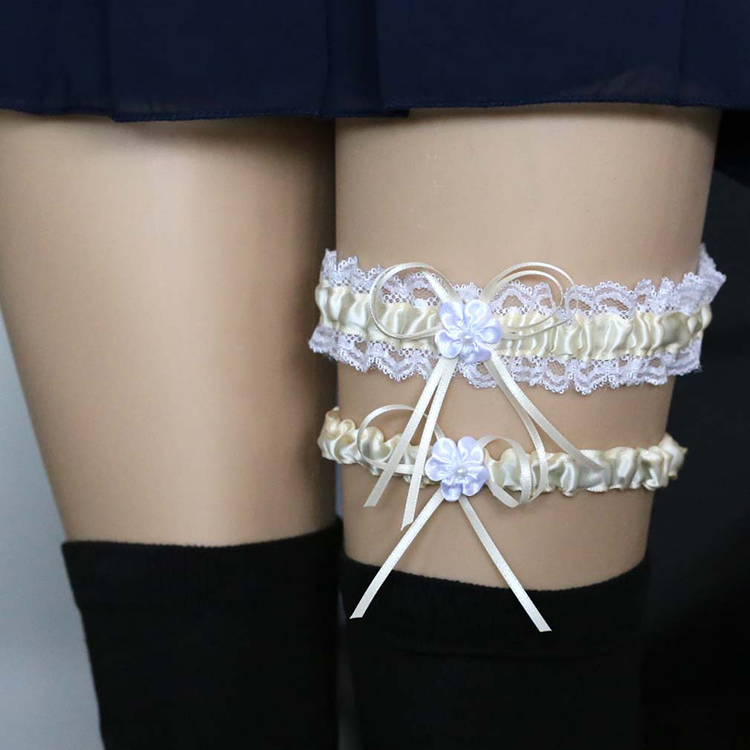 Loli vui vẻ sm ren bên cung vớ vòng đùi đùi nữ Nhật Bản hầu gái chân vòng vớ garter set dây nịt bít tất gợi cảm