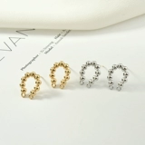 Медная золотая изогнутая серебряная игла, серьги, аксессуар, аксессуары, 14 карат