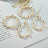 Медная подвеска из жемчуга ручной работы, серьги, аксессуары