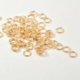 Медное покрытие 18 тыс. Реальное золото открытие кольца DIY аксессуары с закрытыми ювелирными украшениями кольцо