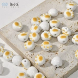 Милый керамический браслет из бисера ручной работы, ожерелье и серьги, аксессуары