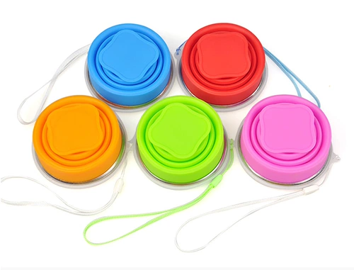 Портативный креативный милый силиконовый складной ополаскиватель для рта для путешествий