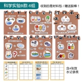 Научно -экспериментальный бренд детского сада детскопользовательский детский сад Небольшой, средний и большой класс, самопроизводные региональные материалы, запуск кольцевой картон DIY Play Aids