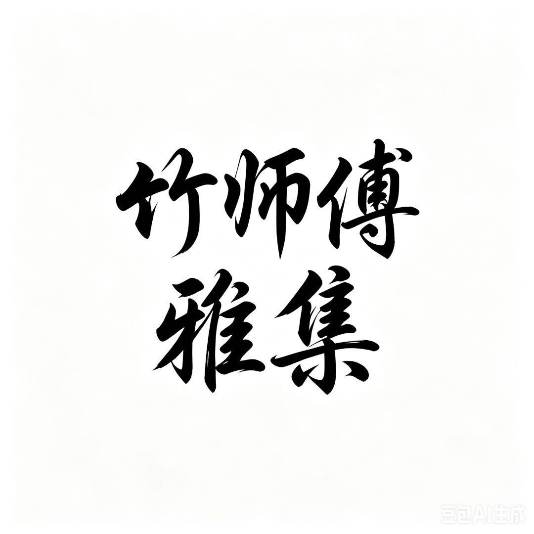 竹师傅雅集的LOGO