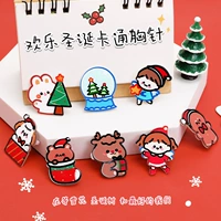 Золотые рождественские броши 40