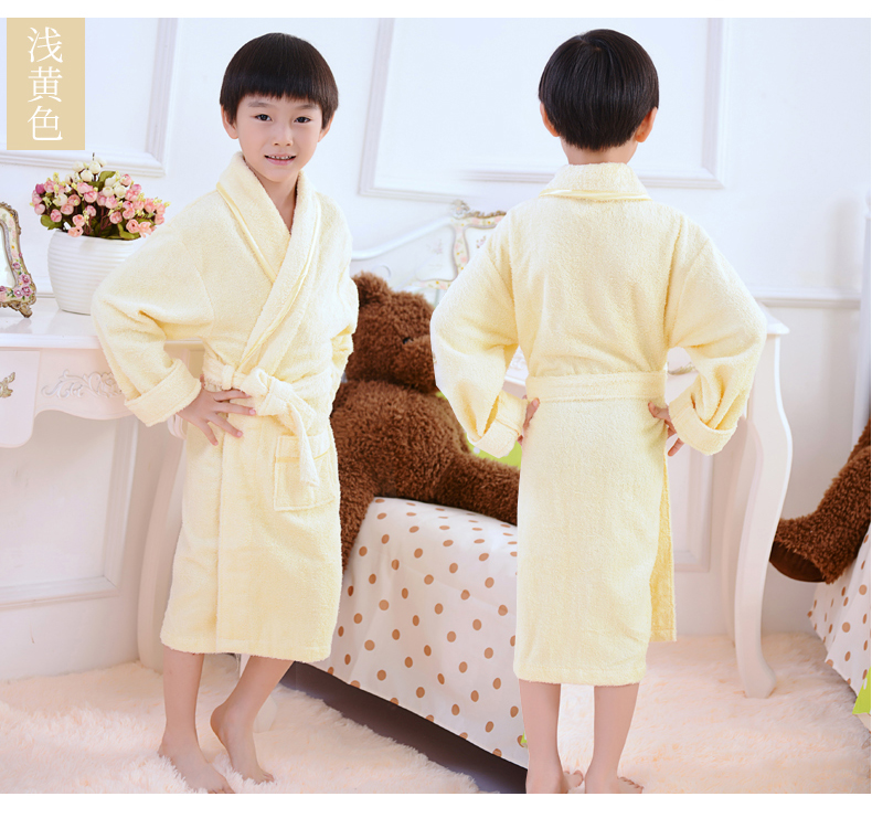 Xinmei Shuchun Mùa thu đông Trẻ em Đàn ông và Phụ nữ Cotton Cotton Khăn dày Áo choàng tắm - Khăn tắm / áo choàng tắm khăn lau mặt