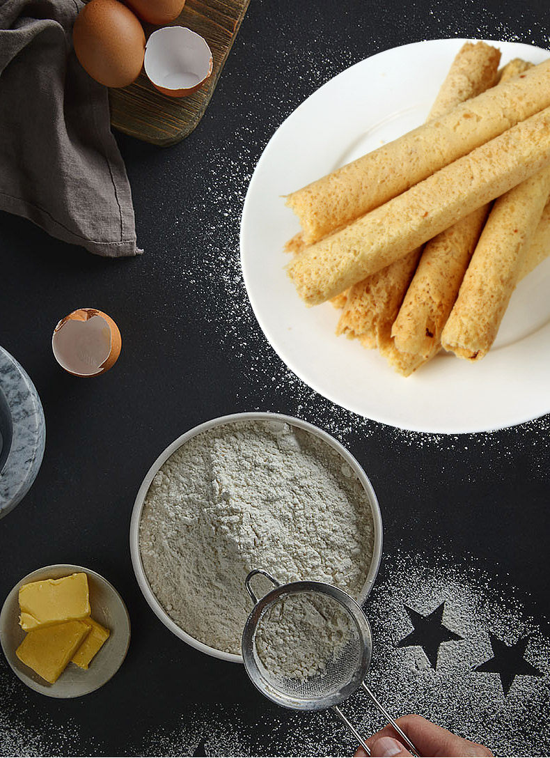 广州酒家 手工蛋卷 450g 礼盒装 图3