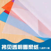 Berens copy paper transparent gift paper Sydney paper clothing wrapping paper grass drawing lining paper 17G full open