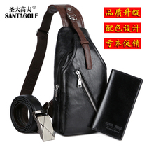Santagolf St. Grand Gauff 2019 new mens chest bag Han version sports single shoulder inclined satchel lovers bag