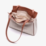 HIATUS Плетеная небольшая сумка на одно плечо для отдыха, дизайнерская портативная сумка подмышку, из хлопка и льна, в корейском стиле