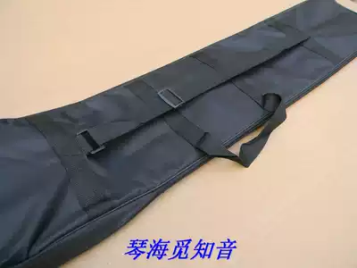 Factory direct sales piano bag series bass four-piece bag black waterproof oxford cloth fabric can be backed and lifted