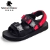 Dép nam thời trang nam chống trượt mới mở ngón chân Velcro ngoài trời chống trượt thể thao và giày đi biển giày  nam Sandal