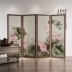 Phong cách Trung Quốc gỗ rắn bảo vệ môi trường lối vào vách ngăn văn phòng phòng khách phòng ăn hoa sen màn hình gấp thời trang phong thủy màn hình gấp bán thấm - Màn hình / Cửa sổ