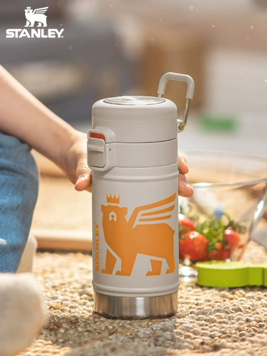 STANLEY Стакан для мальчиков из нержавеющей стали, детский слюнявчик для школьников, портативный чайник со стаканом
