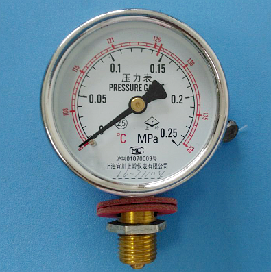 上海三申YX-280B手提式压力蒸汽灭菌器医用消毒锅配件宜川压力表