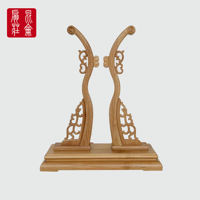 Fan frame fan bracket group fan bracket wedding fan base Chinese style Chinese style ancient style bamboo base fan base shelf