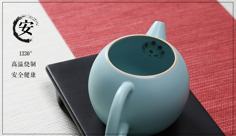 Your up ceramic teapot large kung fu tea set household retro celadon single teapot small open piece of ice to crack the porcelain