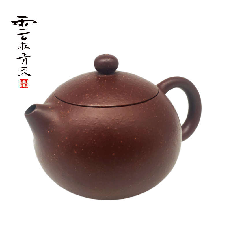 Xi shi pot of yixing it undressed ore stone by hand gourd ladle pot little teapot single kung fu tea set ceramic teapot