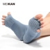MEIKAN vẻ đẹp nhìn vớ yoga phần mỏng yoga chia ngón chân cotton tất nam và nữ yoga vớ lộ ngón chân trượt tấm thảm tập gym Yoga