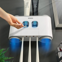 Toothbrush shelve-free mouthwash toothbrushing cup hanging wall-style toilet suction wall-mounted wall-mounted tooth-tooth cylinder suit