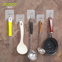 Adhesive hook strong adhesive kitchen wall hook door wall hanging no nail no trace adhesive hook suction cup load bearing non stick hook