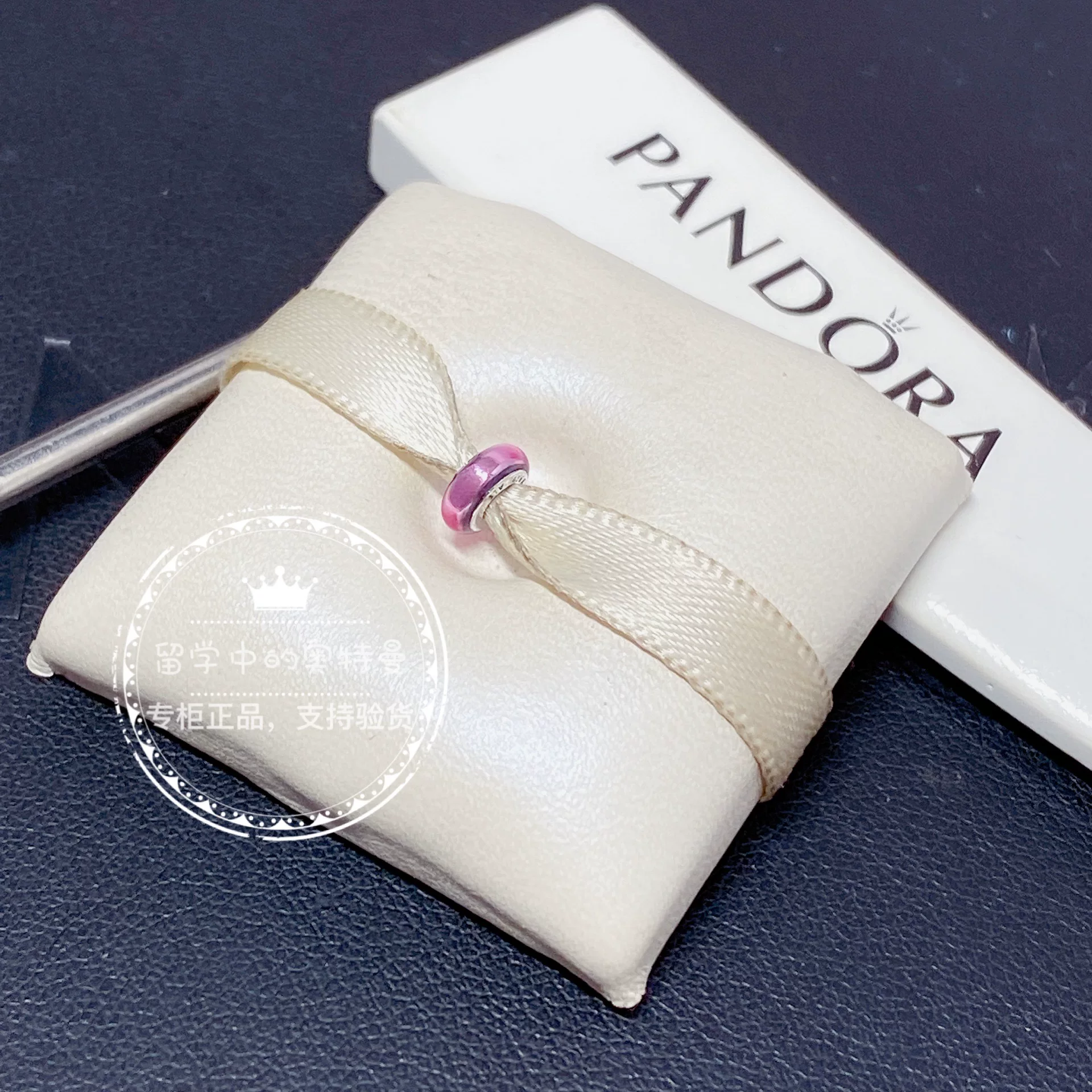 Камень Pandora Pandora счетчик подлинная серия ME розовый подвесной интервал закреплен 798969c03