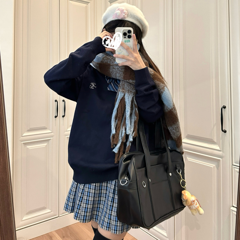Jk Uniform Original Authentic Sweater Japanese School Style Knitted Versatile 2026 Outerwear for Spring and Autumn