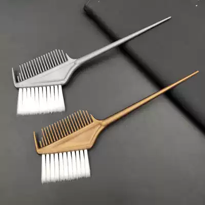 Hot sale Double-sided hair coloring brush Soft hair care hair baking brush comb Hair stylist special brush hair comb
