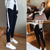 Pregnant women pants spring and autumn 2021 New Spring Summer thin wear spring tide mom casual loose sports long pants