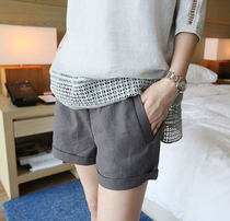 Pregnant women shorts summer models 2021 new fashion tide mom wear summer clothes spring summer thin loose wide leg pants