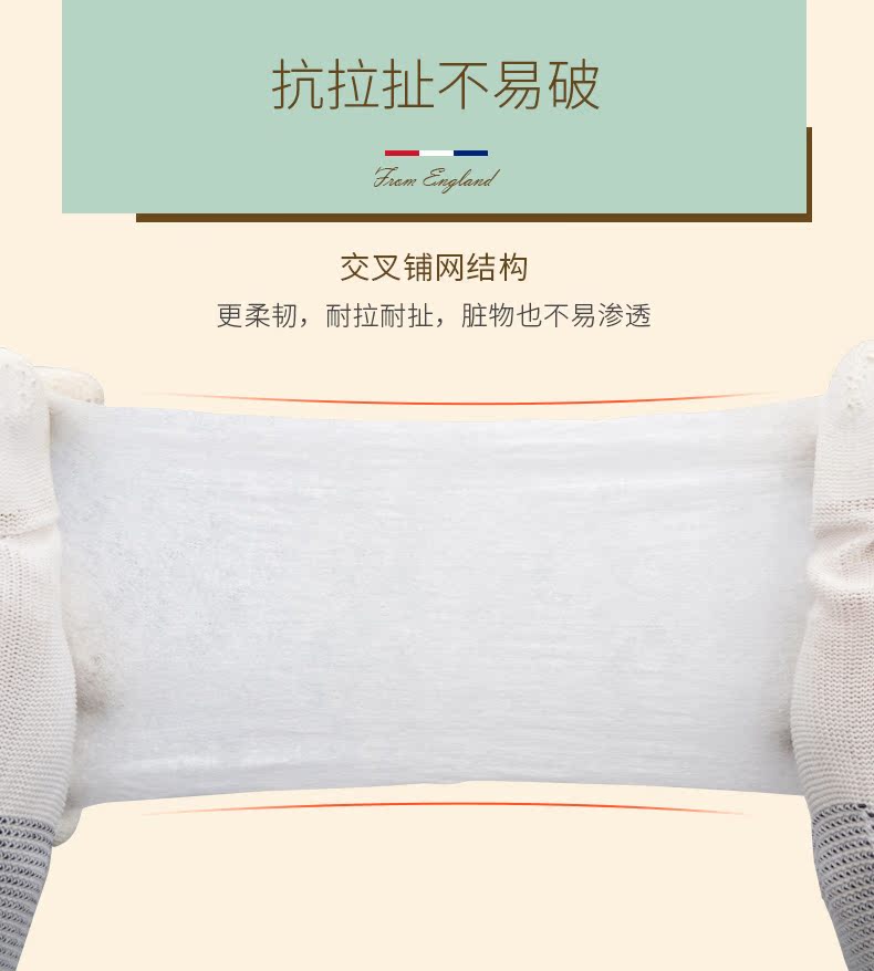 Khăn bông cho bé Belle Xin phép dùng khăn bông ướt tự nhiên và khô kép đa năng Khăn ướt đa năng cầm tay 100 bơm * 6 gói - Khăn ướt shop đồ sơ sinh