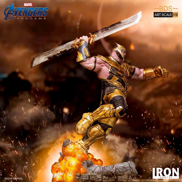 Buy Thanos Collectible Statue 1/10 Avengers 4 By Iron Studios Premium Figure - Product collection