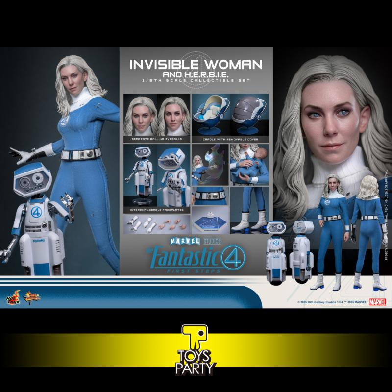 In Stock Ht 1/6 Mms823 Mms824 Fantastic Four: First Appearance Invisible Woman