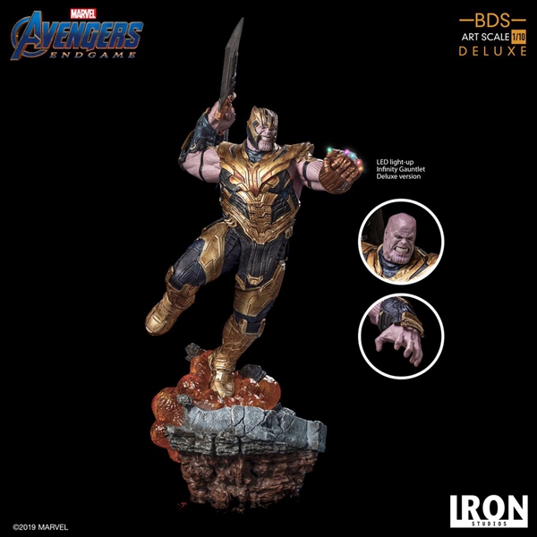 Buy Thanos Collectible Statue 1/10 Avengers 4 By Iron Studios Premium Figure - Product collection