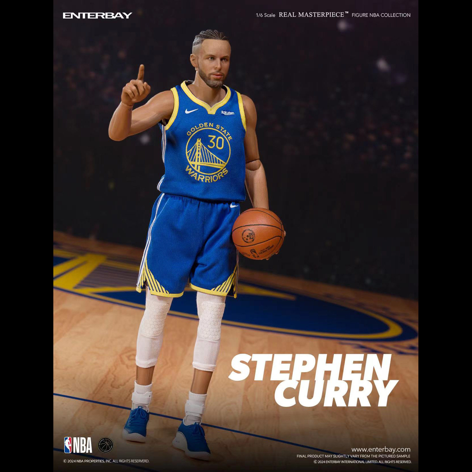 ENTERBAY RM-1099 ステフィン・カリー STEPHEN CURRY ENTERBAY EB RM-1099 1/6 NBA Warriors Stephen Curry Action Figure