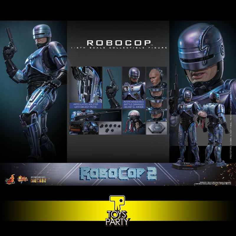 In Stock Hot Toys Ht 1/6 Mms827D74 Robocop from Robocop 2