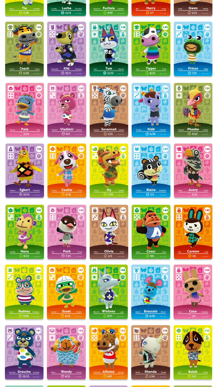Carta Amiibo Animal Crossing Serie 1 Jambette 028 Italia - Foto 12