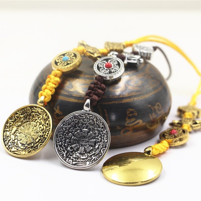 Buddha's Tibet National Wind Buddha Card Pendant Pendant Salad Monastery Nine Palace Gossip Signs Cashew Zodiac Zodiac Signs