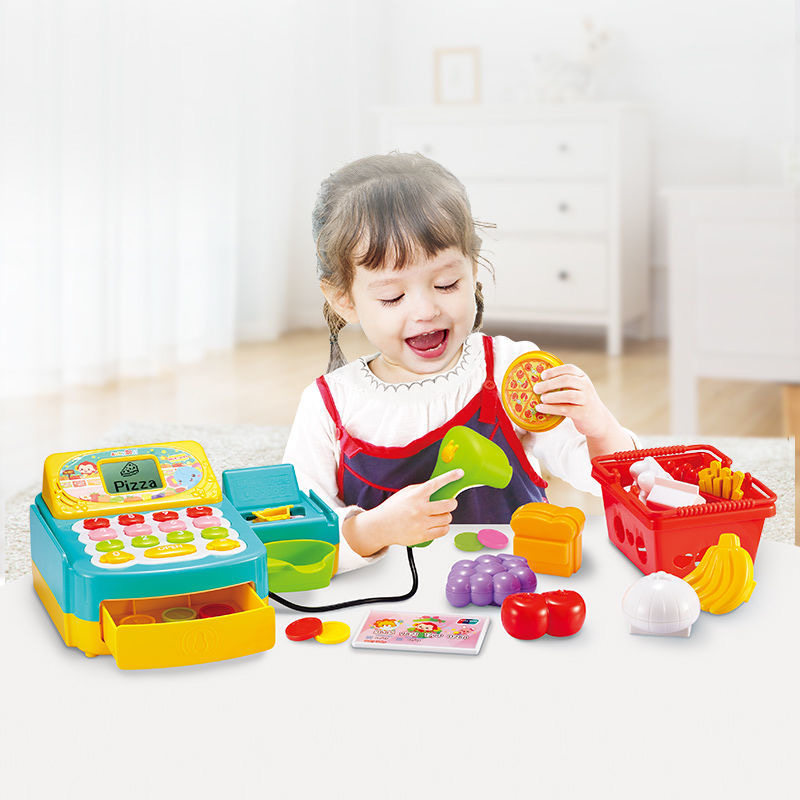 Australia Bay Joy Cashier Supermarket All Children Toys Emulation Cashier Counter Girl Dressed Up As Family Wine Birthday Present