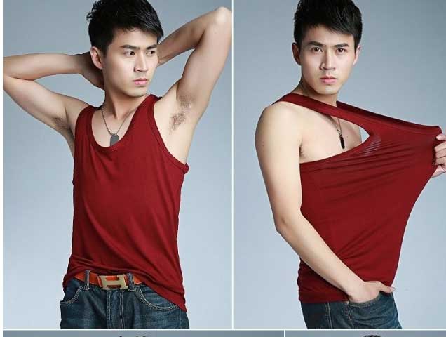 Áo vest nam modal cotton quai ngang cộng với phân bón XL chất béo béo có thể mặc 3456XL áo 3 lỗ nam
