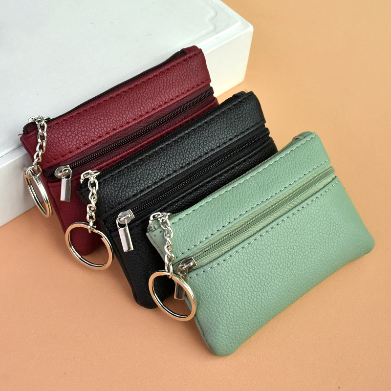 Women's Coin Purse Zipper Pouch Fashion Korean Style Coin Bag Ladies Key Pouch Macaron Small Wallet Versatile