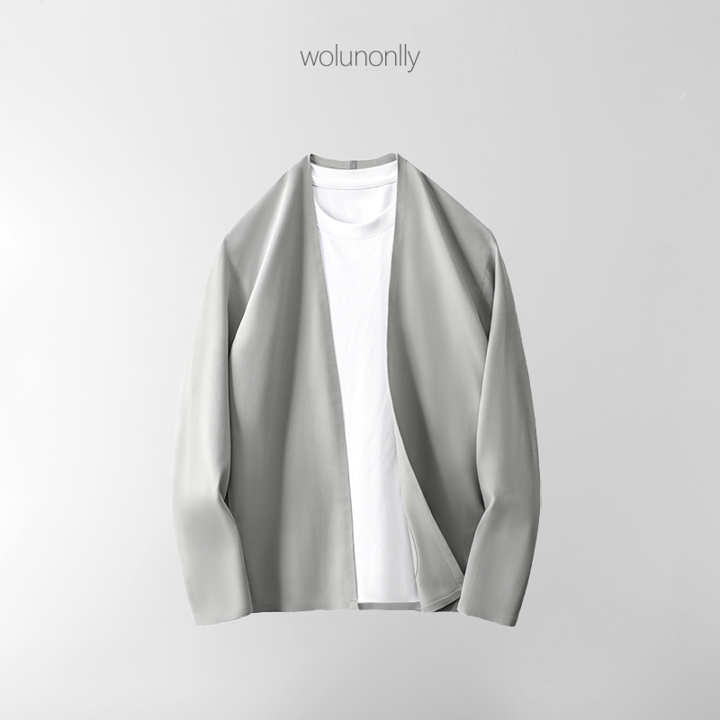 春と夏の日本のアイスシルク日焼け止め服メンズデザインアウトドアアサルトニットカーディガンカジュアルエアコン衣類ジャケットレディース